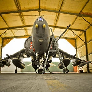 Harrier At Kandahar Prior to Leaving Afghanistan