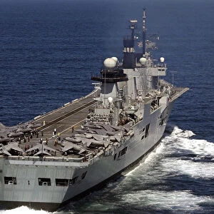 HMS Illustrious on Exercise Neptune Warrior