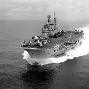 Image of HMS Eagle, seen here in the late sixties