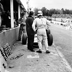 1965 United States Grand Prix - Tony Rudd and Jackie Stewart