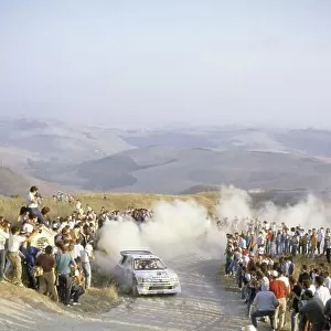 1985 World Rally Championship. San Remo Rally, Italy. 29 September-4 October 1985. Bruno Saby/Jean-Francois Fauchille (Peugeot 205 T16 E2), retired. World Copyright: LAT Photographic Ref: 35mm transparency 85RALLY15