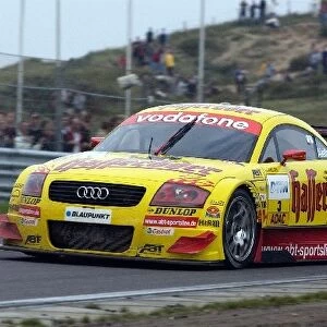 DTM Championship: Laurent Aiello Team Abt Sportsline Audi TT secured the 2002 championship at the Zandvoort dunes track