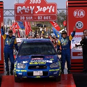 FIA World Rally Championship: Toshi Arai, Subaru, winner of the Production Cup