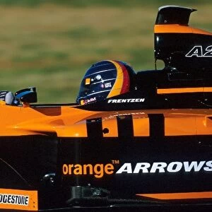 Formula One Testing: New Arrows driver Heinz-Harald Frentzen had his first run in the new Arrows A23