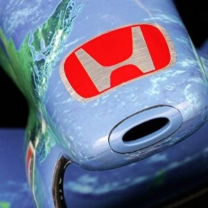 Formula One Testing: The nose of the car of Rubens Barrichello Honda Racing F1 Team
