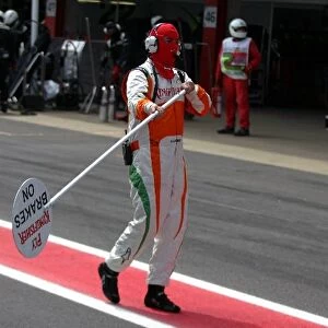 Formula One World Championship: Andy Deeming Force India F1 Chief Mechanic