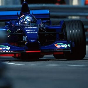 Formula One World Championship: Jean Alesi Prost AP04 drove superbly to claim a crucial sixth place for the Prost team