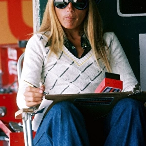 Formula One World Championship: Mimicha Reutemann, wife of Carlos Reutemann Brabham
