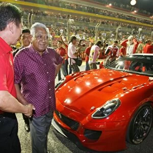 Formula One World Championship: Sellapan Ramanathan Singapore President at the Presidents Challenge Charity Parade