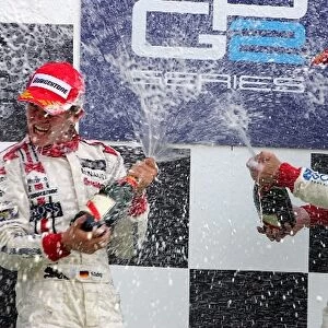 GP2 Series: Nico Rosberg ART and Alexandre Premat ARTon the podium