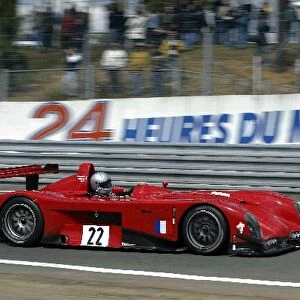Le Mans Pre-Qualifying: Perry McCarthy, Jerome Policand and Marc Duez in the Leader aka Panoz Elan, LMP 900