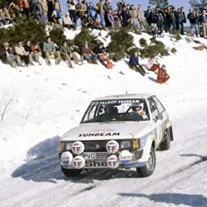 Monte Carlo Rally, Monaco. 24-30 January 1981: Guy Frequelin / Jean Todt, 2nd position