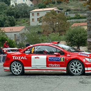 World Rally Championship: Cedric Robert, Peugeot 307 WRC, on stage 3, finished leg 1 in sixth place