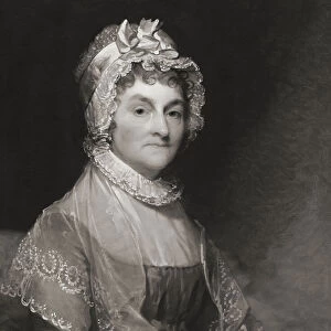 Abigail Adams, 1744 - 1818. Wife of President John Adams and mother of John Quincy Adams. After a work by Gilbert Stuart