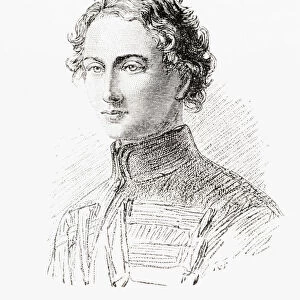 Brigadier General Robert James Loyd-Lindsay, 1st Baron Wantage, 1832 - 1901. British soldier, politician, philanthropist, benefactor to Wantage, and one of the founders of the British National Society for Aid to the Sick and Wounded in War (later the British Red Cross Society). Seen here aged 17. From The Strand Magazine, published January to June 1894