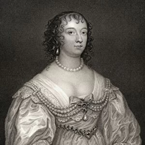 Charlotte De La Tremouille Countess Of Derby, 1599-1663. Royalist Wife Of 3Rd Earl Of Derby. From The Book "Lodges British Portraits"Published London 1823