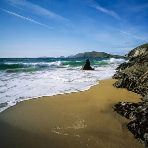 Coumeenole Beach, Slea Head, Dingle Peninsula, Blasket Islands, County Kerry, Ireland