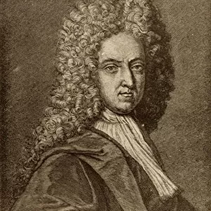 Daniel Defoe, 1660-1731. English Novelist And Journalist. From The Book The Masterpiece Library Of Short Stories, English, Volume 7