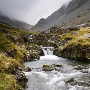 Gatesgarthdale Beck in Honister Pass, English Lake District, England