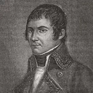 Jean Francois Cornu de La Poype, 1758 - 1851, French military leader; Illustration