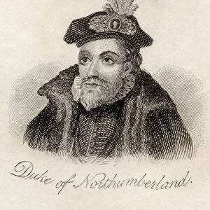 John Dudley 1501 - 1553 1St Duke Of Northumberland Tudor General Admiral And Politician De Facto Ruler Of England From The Book Crabbs Historical Dictionary Published 1825