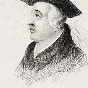 Roger Bacon C. 1214-1294 English Philosopher And Fransican Friar From Old Englands Worthies By Lord Brougham And Others Published London Circa 1880 s