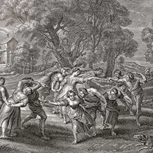 A Round Dance, After An Engraving From The Painting By Peter Paul Rubens. From Illustrierte Sittengeschichte Vom Mittelalter Bis Zur Gegenwart By Eduard Fuchs, Published 1909