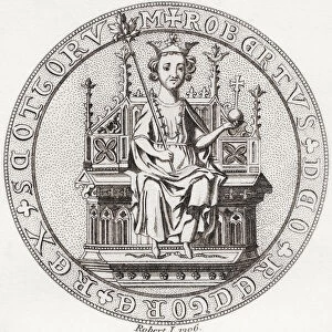 Seal Of Robert I, Popularly Known As Robert The Bruce, 1274