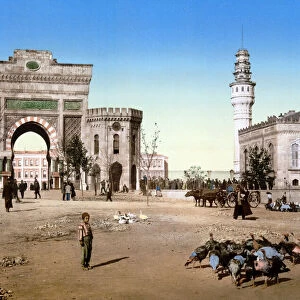 Seraskierat, Constantinople, Turkey, dated 1890, photomechanical print