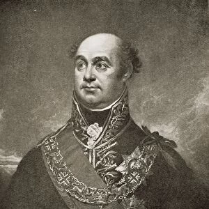 Sir William Beresford, Viscount Of Albuera, 1768-1854. British General. From An Engraving After The Painting By Sir William Beechey