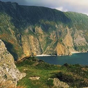 Slieve League, Co Donegal, Ireland; Cliffs On The Atlantic Coast