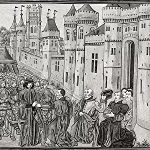 Submission Of Bordeaux To The French, 1453. From The Book Short History Of The English People By J. R. Green, Published London 1893