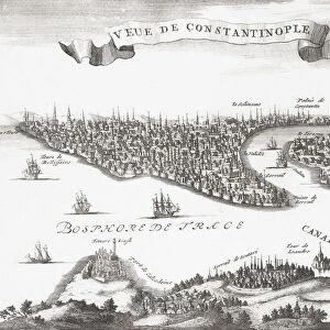 View of Constantinople, after a work dated 1726