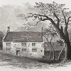 Woolsthorpe Manor In Woolsthorpe-By-Colsterworth, Near Grantham, Lincolnshire, England. Birthplace Of Sir Isaac Newton. From The Book Short History Of The English People By J. R. Green Published London 1893