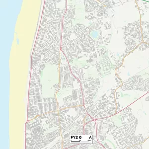 Postcode Sector Maps Collection: FY - Blackpool