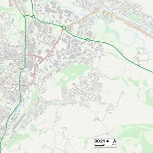 Bradford BD21 4 Map