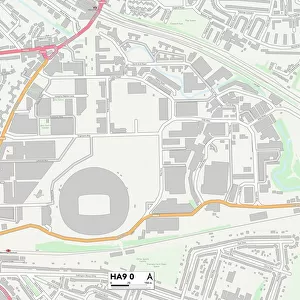 Brent HA9 0 Map