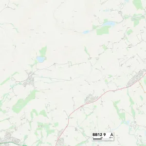 Postcode Sector Maps Wooden Jigsaw Puzzle Collection: BB - Blackburn