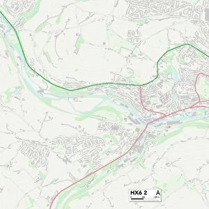 Calderdale HX6 2 Map