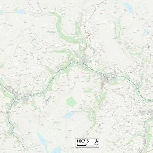 Calderdale HX7 5 Map
