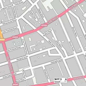 Camden W1T 3 Map