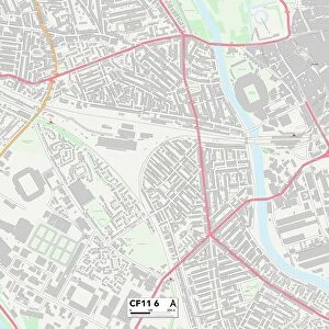 Postcode Sector Maps Collection: CF - Cardiff