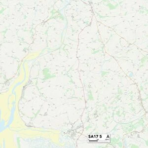 Carmarthenshire SA17 5 Map