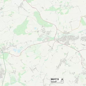 Central Bedfordshire SG17 5 Map