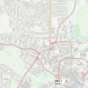 Chelmsford Essex UK City Street Map Our beautiful Wall Art and Photo ...