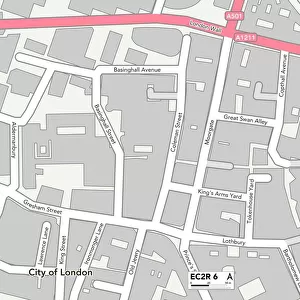 City of London EC2R 6 Map