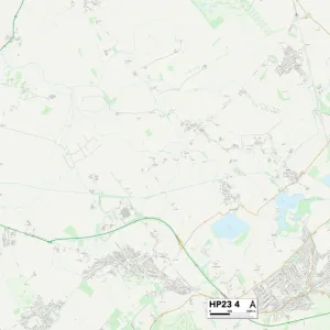 Postcode Sector Maps Wooden Jigsaw Puzzle Collection: HP - Hemel Hempstead
