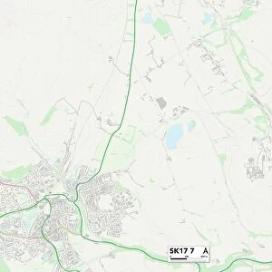 Derbyshire Dales SK17 7 Map