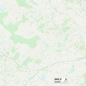 Postcode Sector Maps Wooden Jigsaw Puzzle Collection: DG - Dumfries