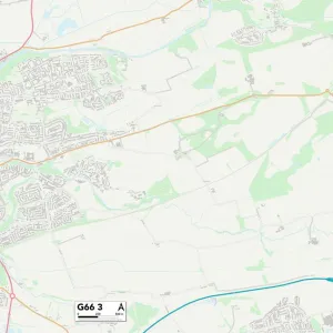 Postcode Sector Maps Wooden Jigsaw Puzzle Collection: G - Glasgow